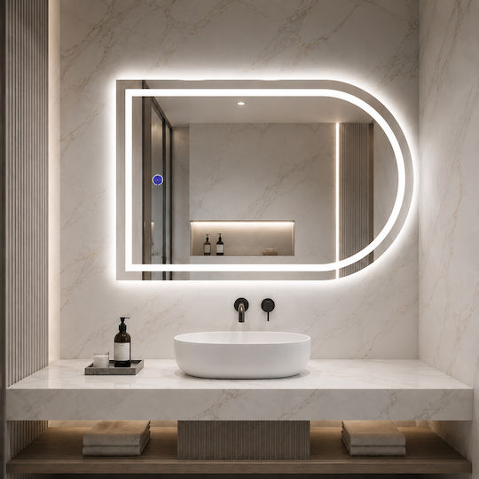 Futura Огледало за баня LED Arch Design 90x60cm