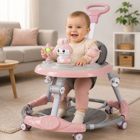 Baby-Lauflernhilfen mit Musik Rosa