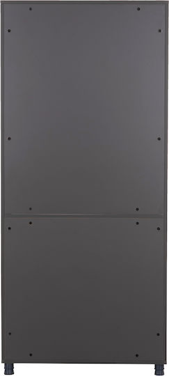 Етажерка Mavix Сив-орех 80x40x180см.