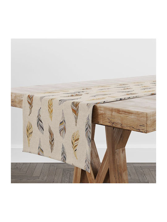 Beauty Home Runner Boho Feathers 32x250cm