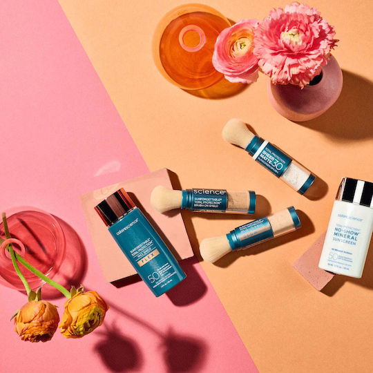 Colorescience Sunforgettable Total Protection Face Shield Flex Mineral Αδιάβροχη Αντηλιακή Κρέμα Προσώπου SPF50 με Χρώμα Rich Deep 55ml