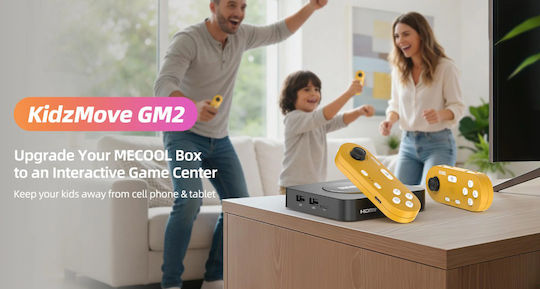Mecool KidzMove GM2 Ασύρματο Gamepad Κίτρινο