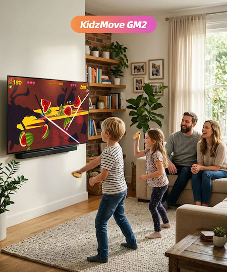 Mecool KidzMove GM2 Ασύρματο Gamepad Κίτρινο
