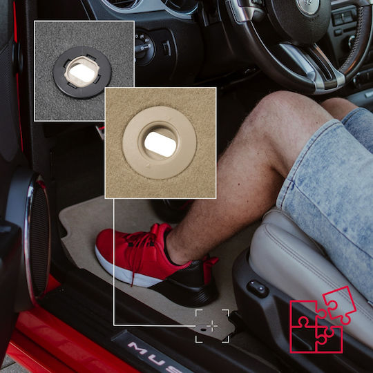 Fortuna Front Floor Mats Toyota Rav4 Iv Suv Non-hybrid 2013-2019