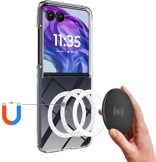 Magsafe TPU+Acrylic Hard Case Transparent Motorola Razr 50 Ultra 5G Razr 70 Plus 5G