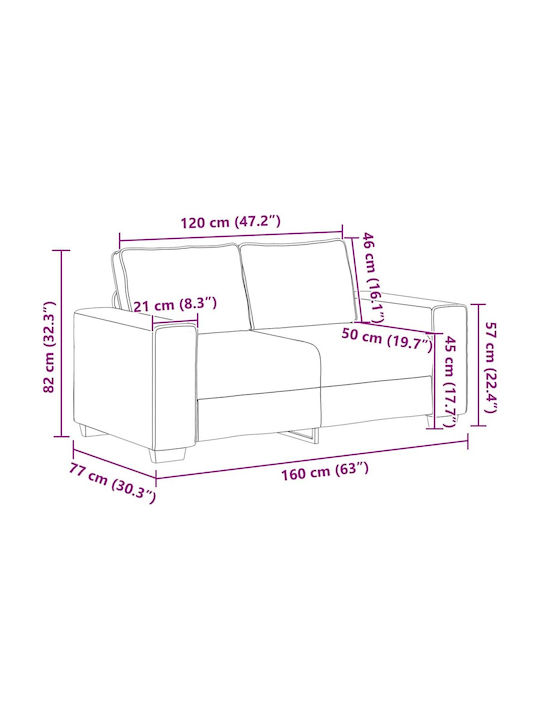 vidaXL Wohnzimmermöbel-Set 3-Sitzer & 2-Sitzer & Sessel Braun