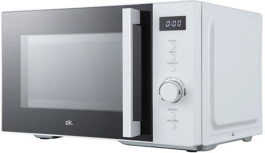 OK. Omwc 2324 Dw Микровълнова фурна с Грил 23 л Бяла
