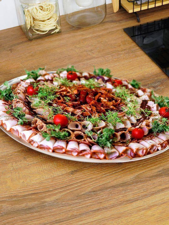Excellent Houseware Μεταλλικός Δίσκος Σερβιρίσματος 3τμχ