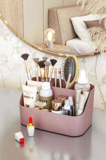 SteweHome Make-up Zubehör Set Badezimmer Organisation 5 Fächer Türkis 19.2x10.5x10.2 cm