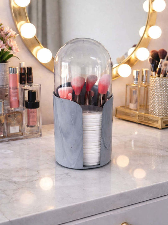 SteweHome Make-up Zubehör Bürsten Dekoratives Marmor Grau