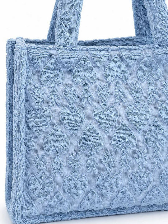 SugarFree Terrycloth Light Blue Beach Bag