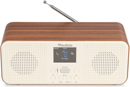 Audizio SOSPA1341 Επιτραπέζιο Ραδιόφωνο με Bluetooth Creme