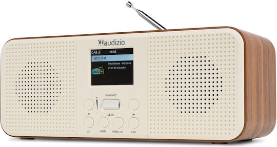 Audizio SOSPA1341 Επιτραπέζιο Ραδιόφωνο με Bluetooth Creme