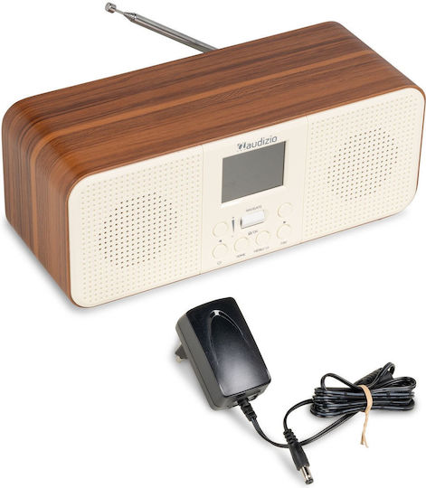 Audizio SOSPA1341 Επιτραπέζιο Ραδιόφωνο με Bluetooth Creme