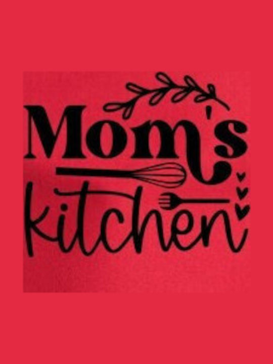 Pop Culture Moms Kitchen Кухненска Престилка Червена 75x90см P063282106F1