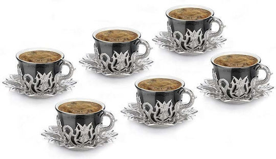 SteweHome SteweHome Kaffee Tasse aus Porzellan Schwarz