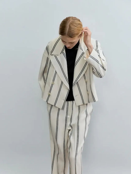 Psophia Kurz Damen Blazer Ivory