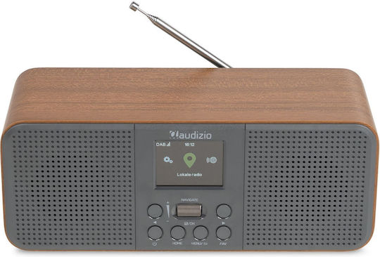 Audizio SOSPA1343 Επιτραπέζιο Ραδιόφωνο με Bluetooth Creme