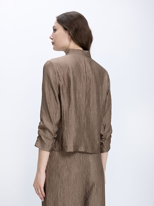 Bianca Di Short Women's Brown Blazer