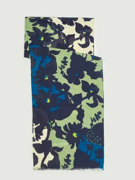 Nice Things Γυναικείο Φουλάρι Navy Μπλε