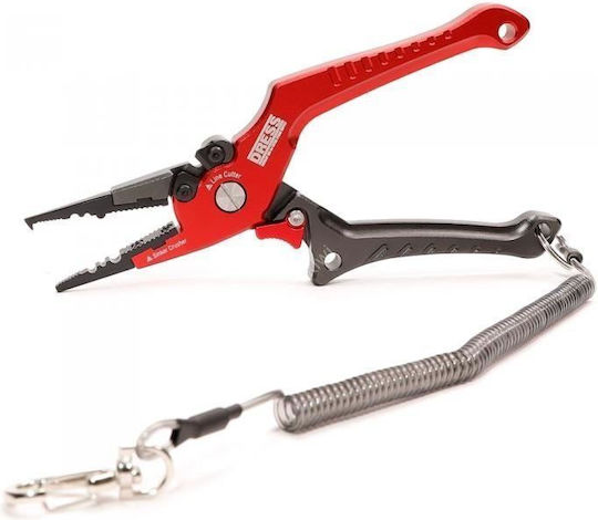 Needle Nose Dress 7.5 Inch 19.5cm Aluminum Pliers Red Black