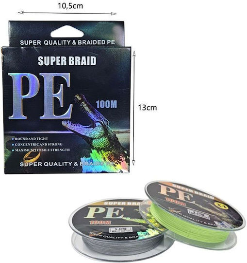 Fishing Line Monofilament 100m X8 0.205mm 1.5 Super Braid Pe Fishing Line