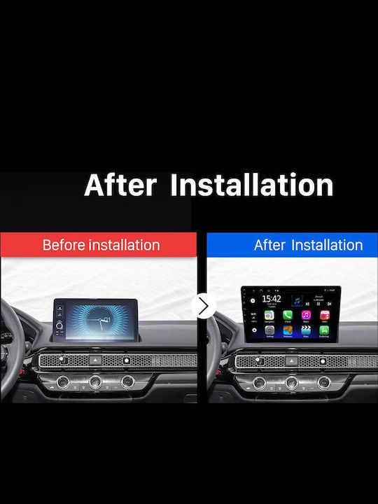 Digital IQ Car Audio System for Honda Civic 2022 Bluetooth USB WiFi GPS Apple CarPlay Android Auto with 10" Touch Screen