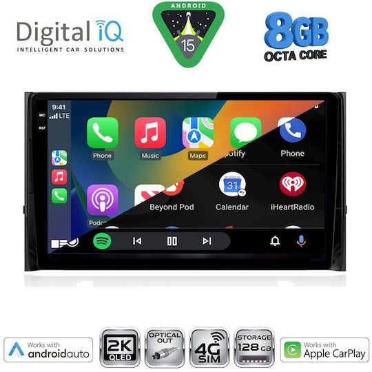 Digital IQ Ηχοσύστημα Αυτοκινήτου για Skoda Karoq / Kodiaq 2016 με Clima (Bluetooth/USB/WiFi/GPS/Apple-Carplay/Android-Auto) με Οθόνη Αφής 10"