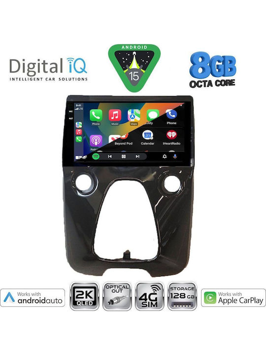 Digital IQ Car Audio System for Toyota Aygo 2014-2022 with A/C Bluetooth USB WiFi GPS Apple CarPlay Android Auto with 10" Touch Screen