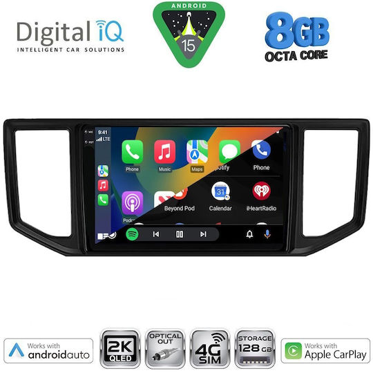 Digital IQ Ηχοσύστημα Αυτοκινήτου για Volkswagen Crafter 2017 (Bluetooth/USB/WiFi/GPS/Apple-Carplay/Android-Auto) με Οθόνη Αφής 10"