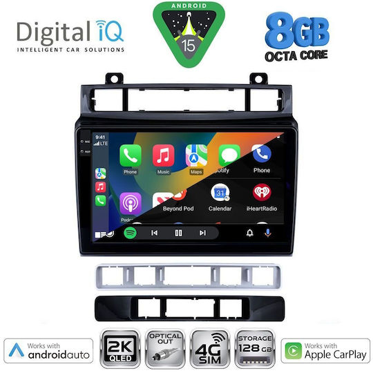Digital IQ Car Audio System for Volkswagen Touareg 2011-2018 Bluetooth USB WiFi GPS Apple CarPlay Android Auto with 9" Touch Screen
