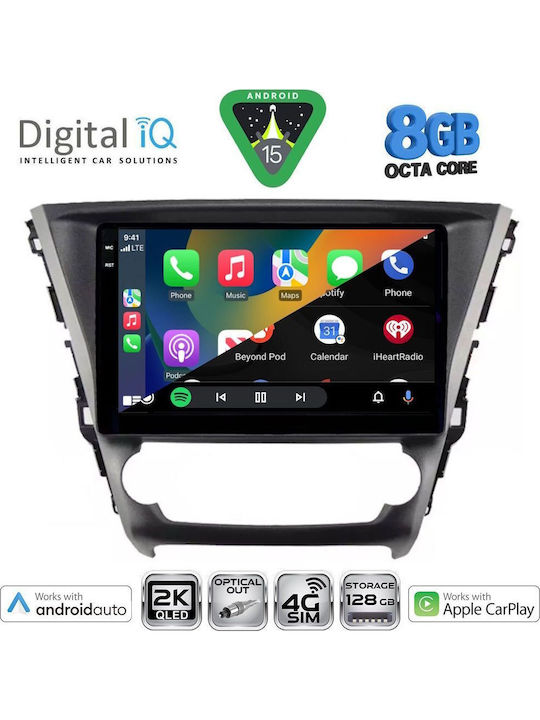 Digital IQ Car Audio System for Toyota Avensis 2016-2019 Bluetooth USB WiFi GPS Apple CarPlay Android Auto with 10" Touch Screen