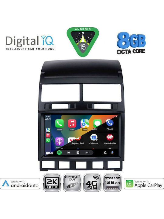 Digital IQ Car Audio System for Volkswagen Touareg 2003-2011 Bluetooth USB WiFi GPS Apple CarPlay Android Auto with 9" Touch Screen