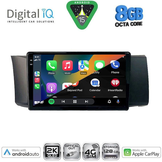 Digital IQ Car Audio System for Toyota GT86 Subaru BRZ 2012 (Bluetooth USB WiFi GPS Apple CarPlay Android Auto) with 9" Touch Screen