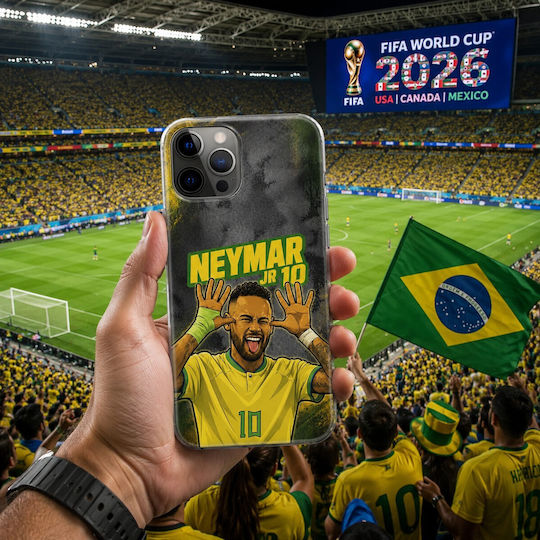 Калъф World Stars Collection Neymar Jr Google Pixel 4a 4g Гъвкав TPU Прозрачен Силикон