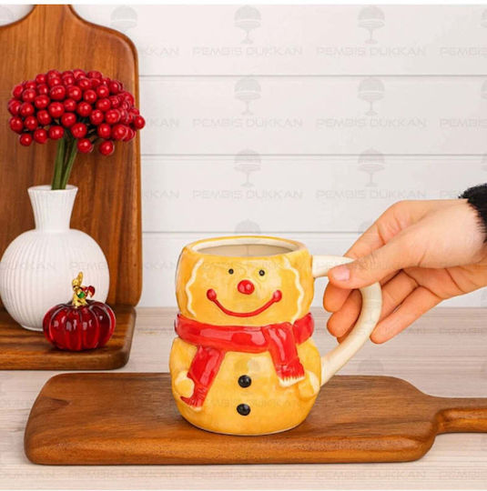 SteweHome Weihnachtlicher Keramikbecher 550ml