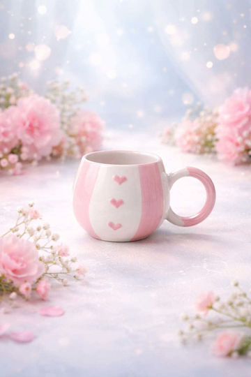 SteweHome Keramiktasse Rosa 200ml