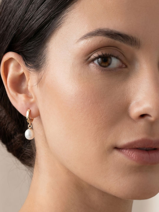 Kiriakos Gofas 14K Gold Ohrringe mit Steinen und Perlen