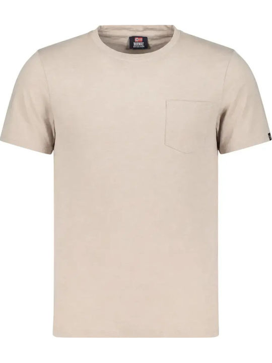 Polo Short Sleeve Beige Blouse