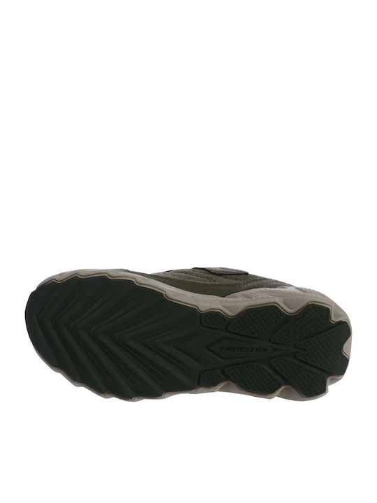 Elite Sport Παιδικά Sneakers με Σκρατς Χακί