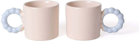 SteweHome Κούπα Κεραμική Μπεζ 260ml 2τμχ