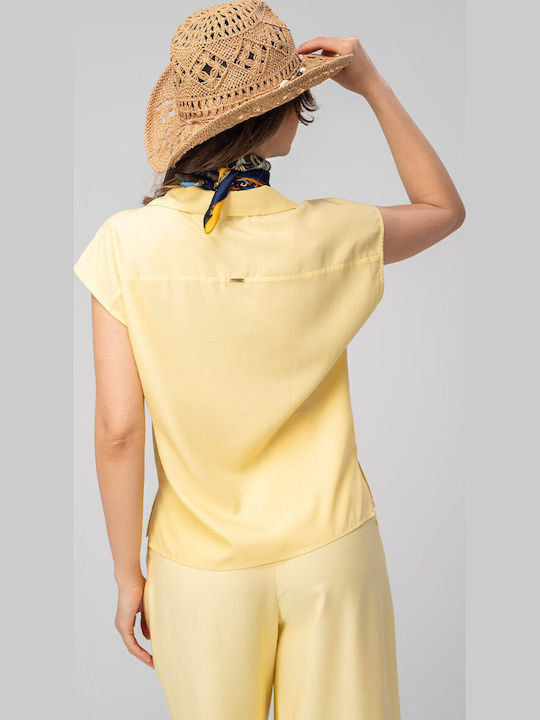 Kara Bluza Damă Kara Galben