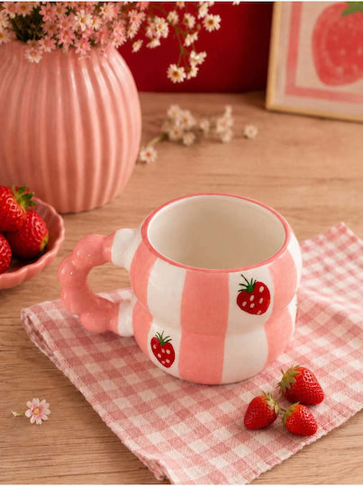 SteweHome Cană Ceramică Roz 250ml