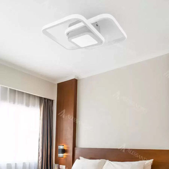 Alista Home Plafonieră de Tavan Albă cu LED Integrat