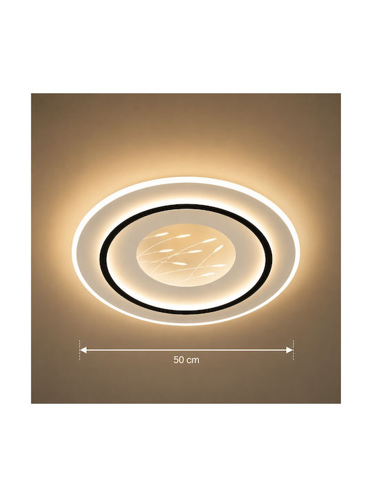 Alista Home Πλαφονιέρα 50εκ. LED με Τηλεχειριστήριο