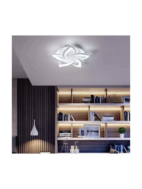Alista Home Plafonieră de Tavan Albă cu LED Integrat și Telecomandă
