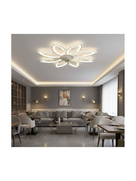 Alista Home Ceiling Mount Light White with Integrated LED and Remote Control