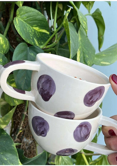SteweHome Keramiktasse Lila 240ml