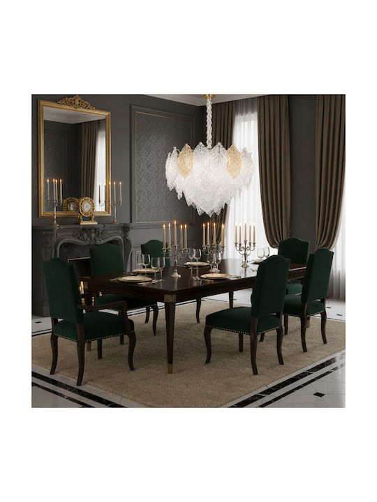 Alista Home Candelabru 9xE14 Ø50cm cu Cristale Auriu AT1CT-IM1P-HT2L-CC8932/500GD
