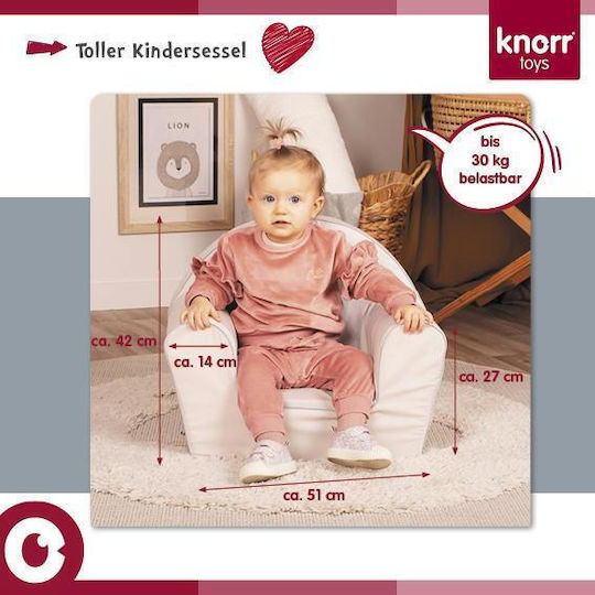 Kinderstuhl 51x34x42cm Weiß